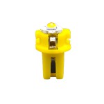 Led bec 1 smd 3030 super bright, soclu T5 B8.3D pentru bord, de culoare galben